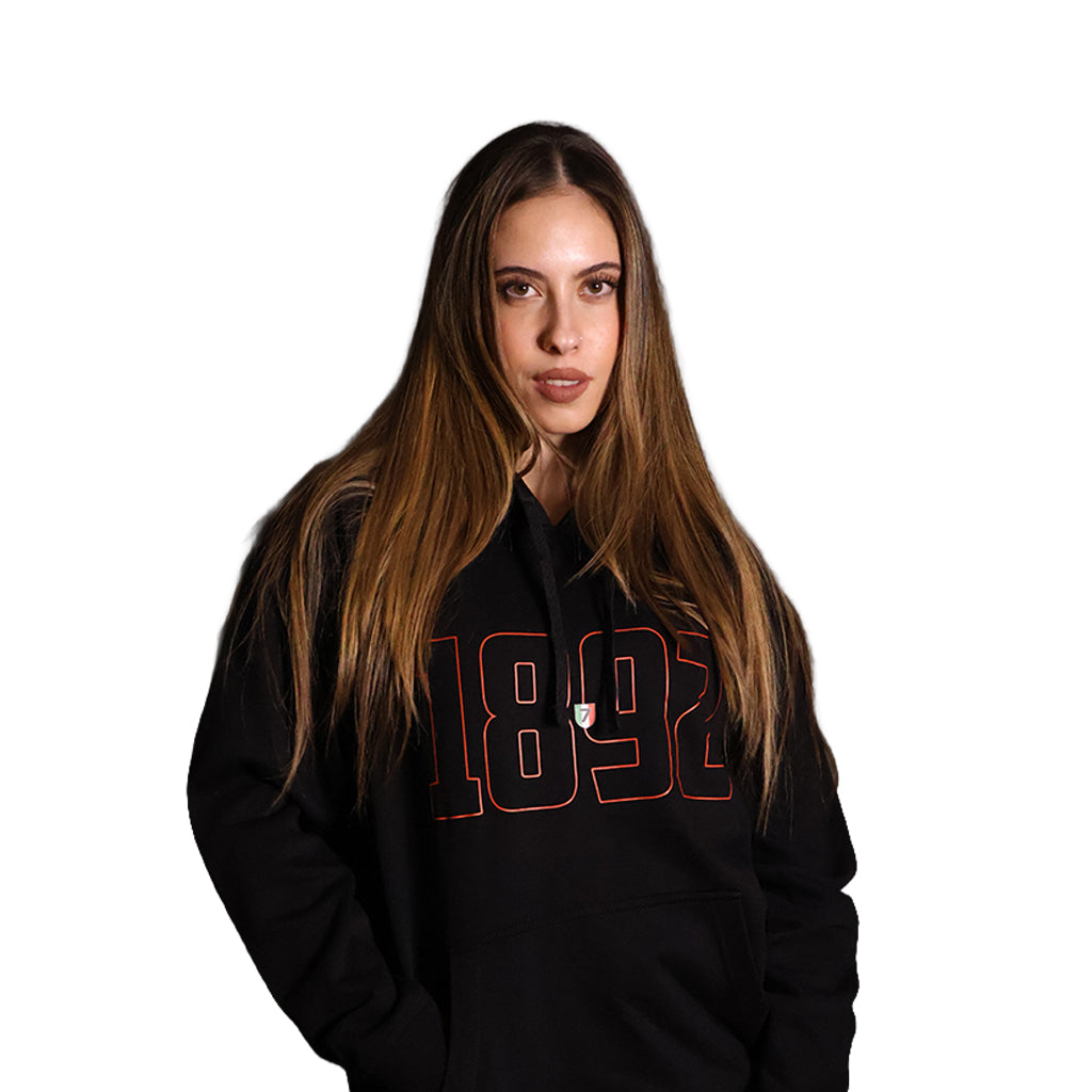 LIMITED EDITION Pro Vercelli Felpa 7 Scudetti Nera