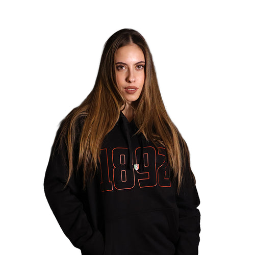 LIMITED EDITION Pro Vercelli Felpa 7 Scudetti Nera