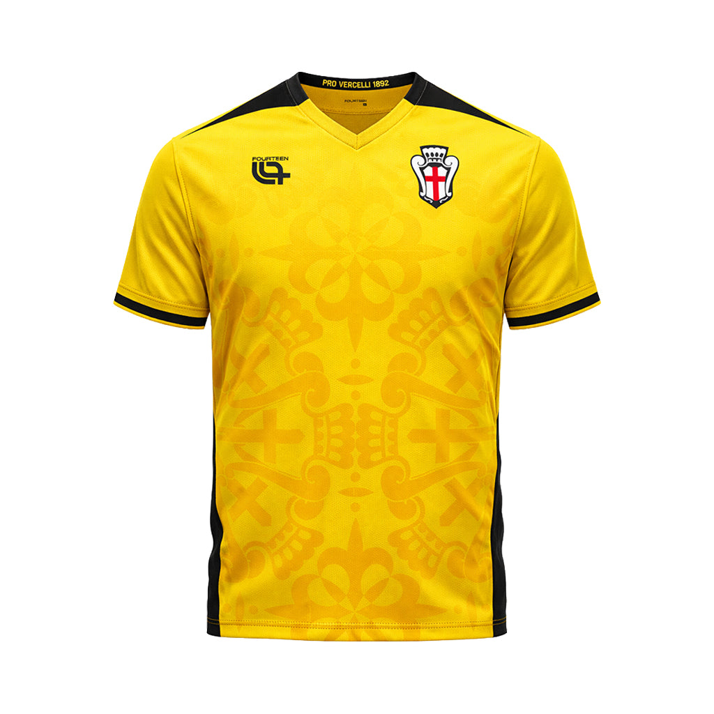 Pro Vercelli Maglia Portiere Gialla Stadium 2025/26