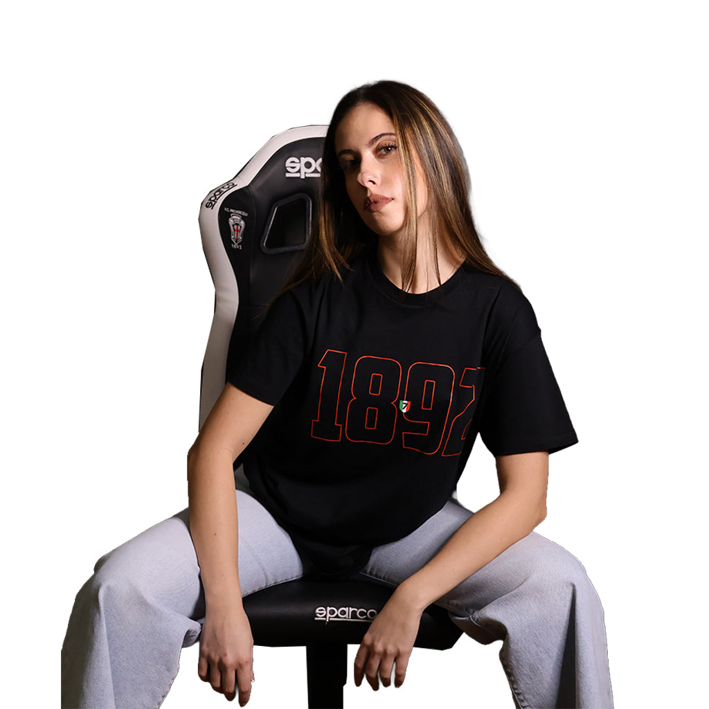 LIMITED EDITION Pro Vercelli T-Shirt 7 Scudetti Nera