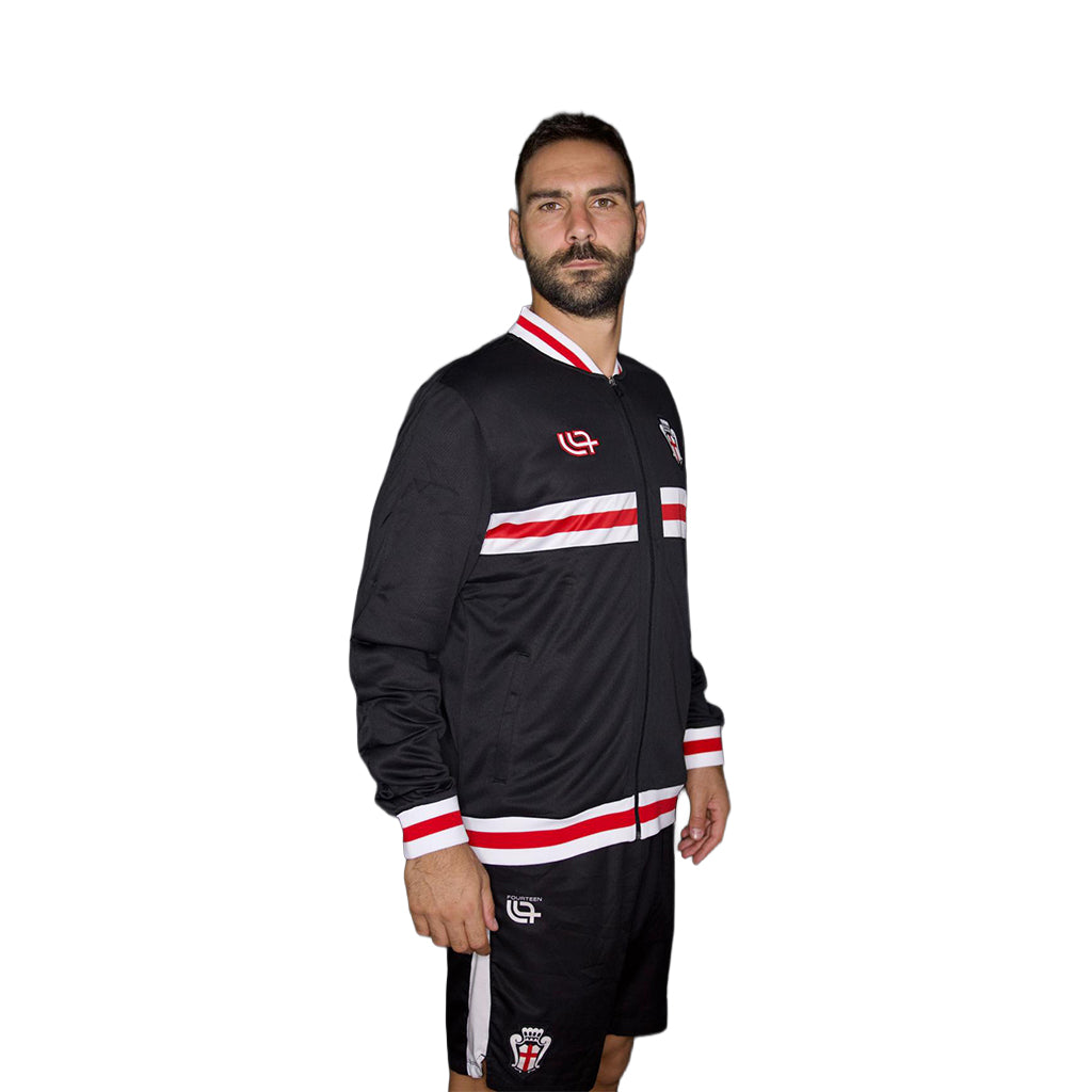 Pro Vercelli Felpa Rappresentanza Nera 2025/26