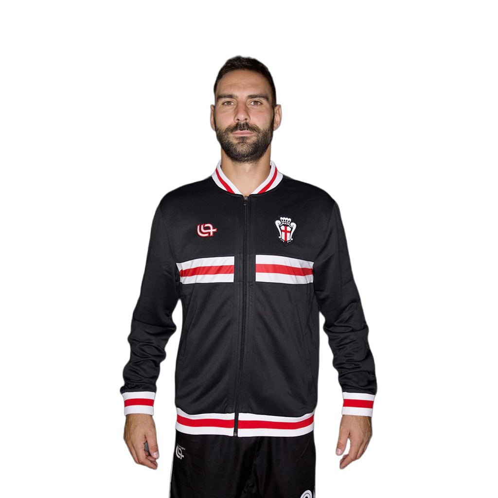 Pro Vercelli Felpa Rappresentanza Nera 2025/26