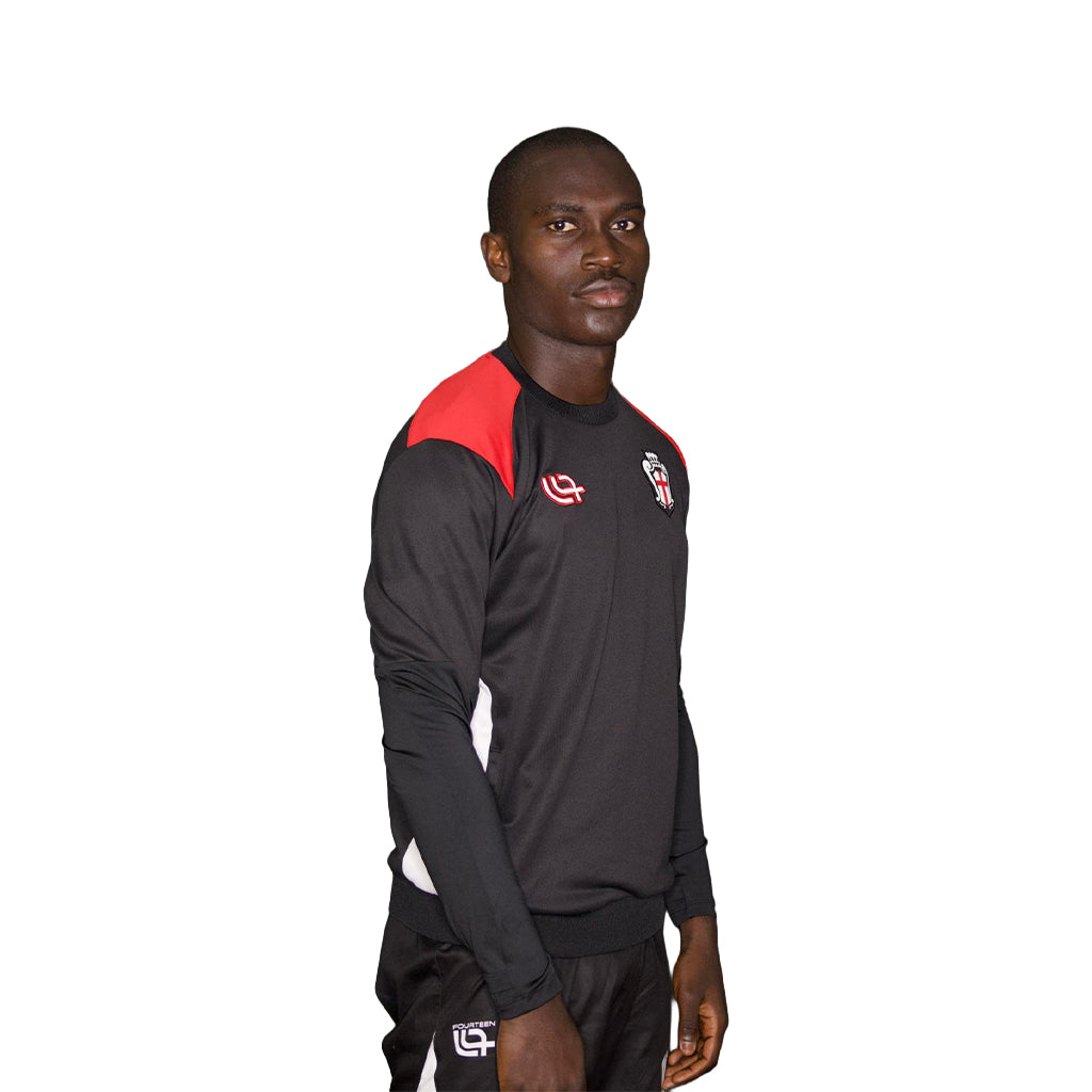 Pro Vercelli Felpa Allenamento Nera 2025/26