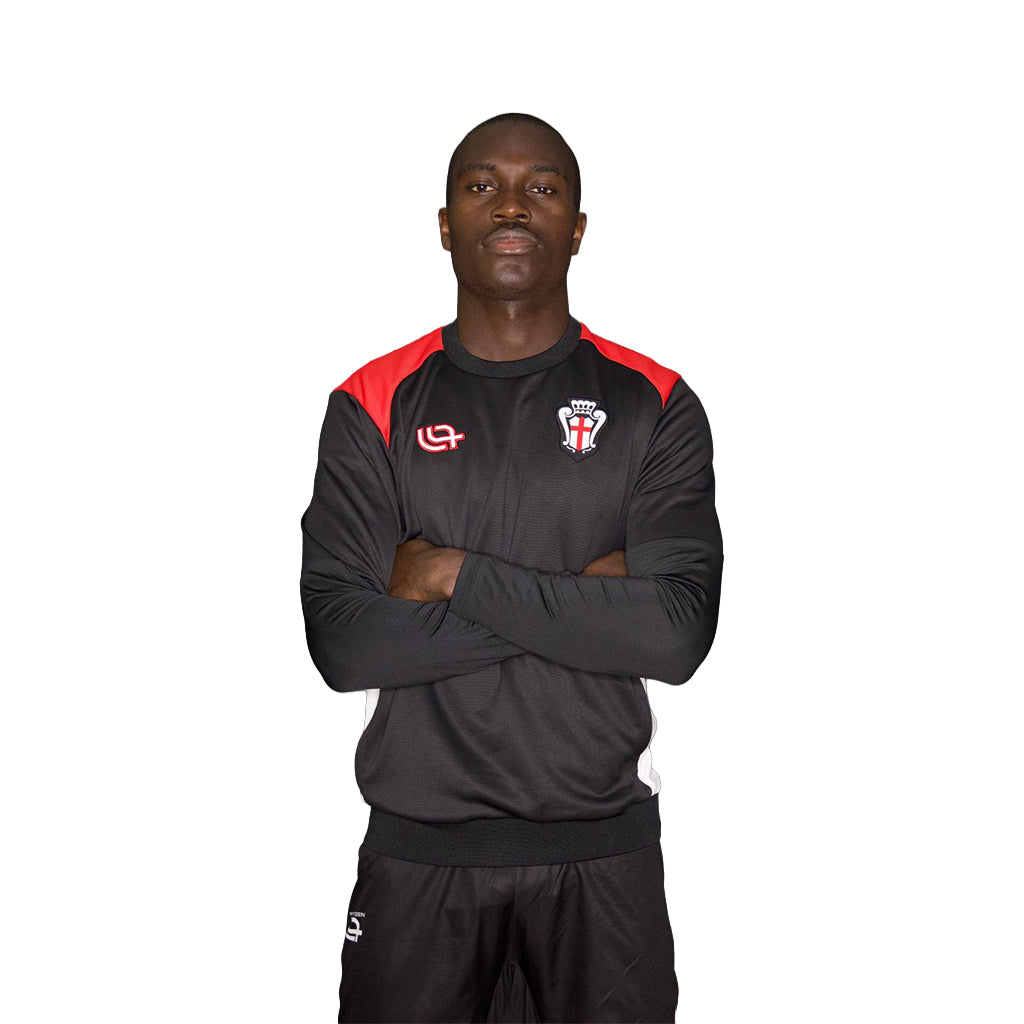 Pro Vercelli Felpa Allenamento Nera 2025/26