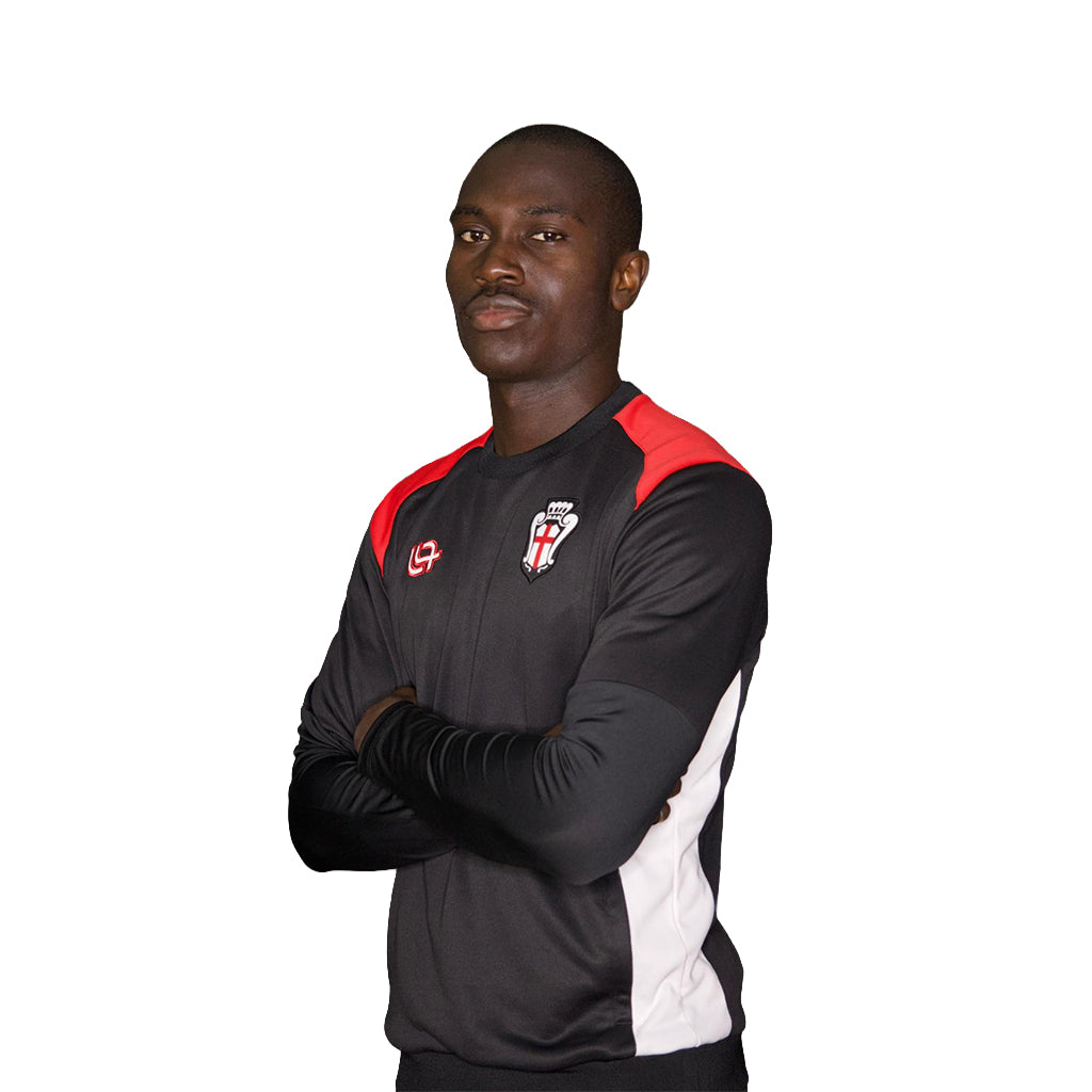 Pro Vercelli Felpa Allenamento Nera 2025/26